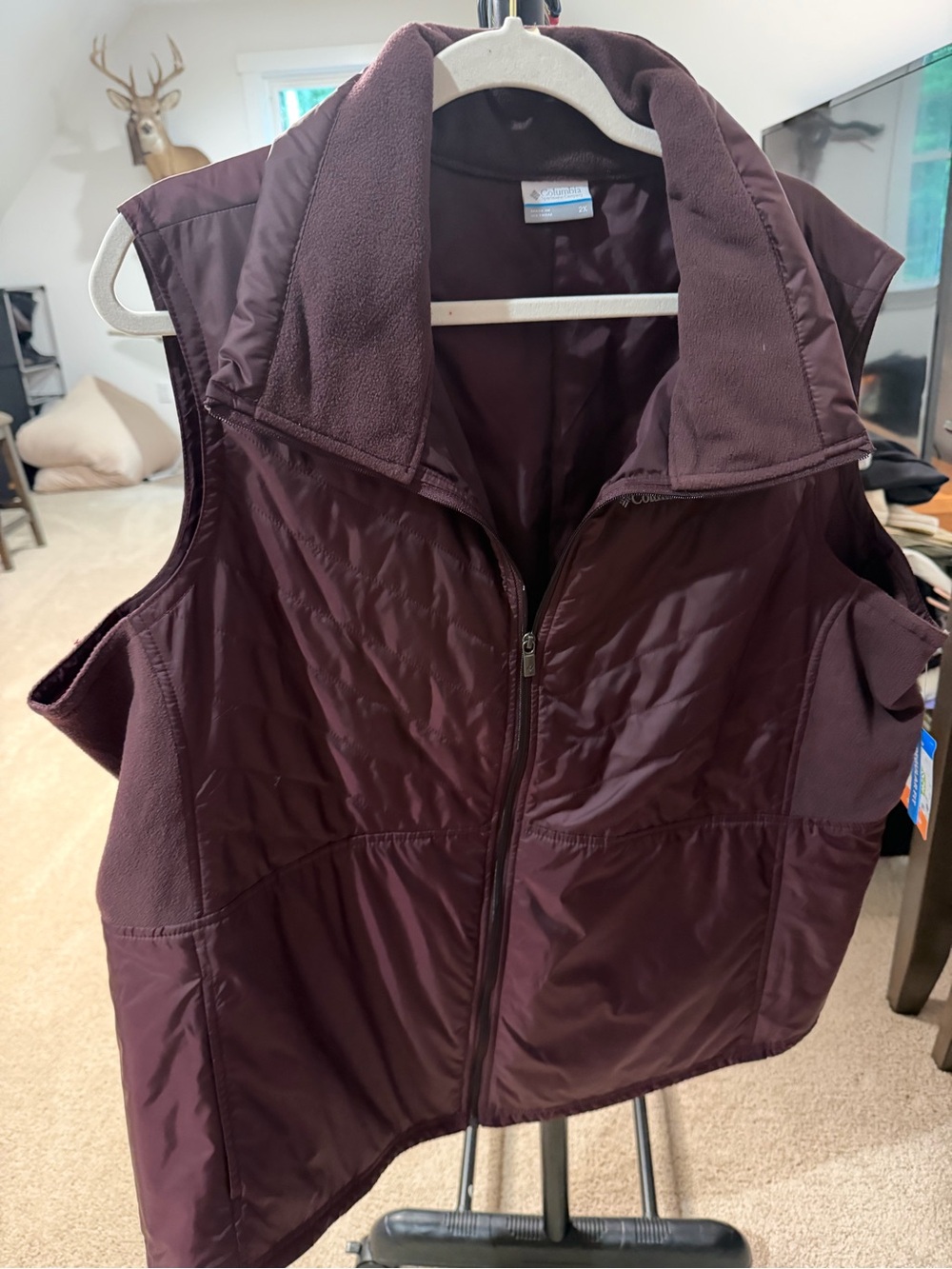 Columbia Women’s Vest in Plum